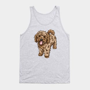 Ginger Cavapoo Dog Tank Top